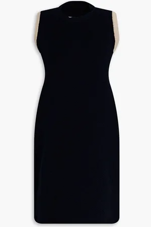 Jacquemus Sorbetto cutout bouclé-knit mini dress - Blue - FR 40