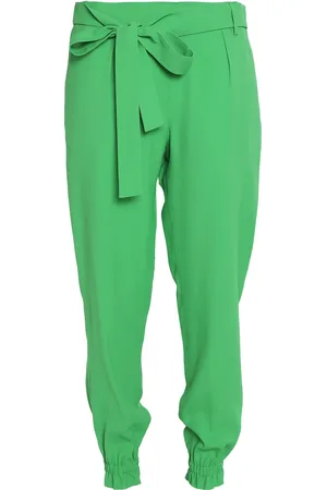 Msgm Belted crepe tapered pants - - IT 38
