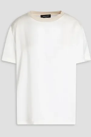 Fabiana Filippi Bead-embellished satin top - - IT 40