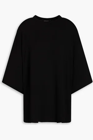 Fabiana Filippi Sablé stretch-crepe top - - IT 46