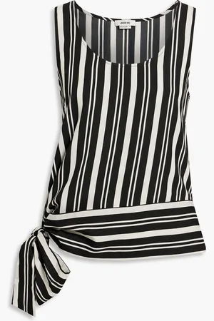 Jason Wu Striped crepe top - - L