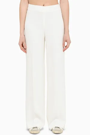 Stella McCartney Wide cream trousers