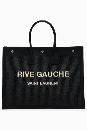 Saint Laurent Rive Gauche canvas tote bag