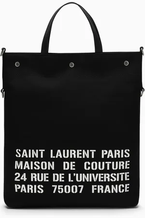 Saint Laurent North/South tote bag in canvas
