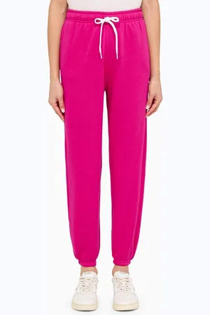 Ralph Lauren Fuchsia cotton jogging trousers