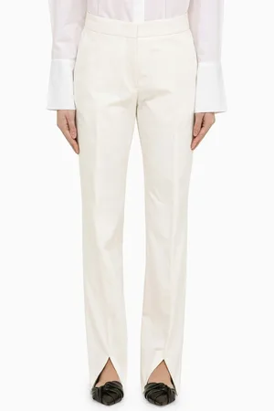 Jil Sander Cotton trousers with slits