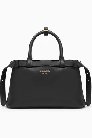 Prada Leather small Buckle bag with belt