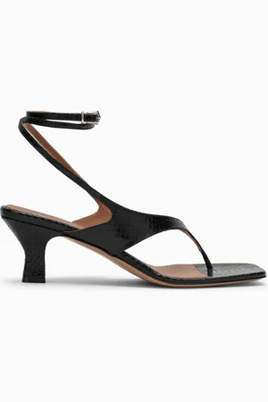PARIS TEXAS Portofino leather thong mule