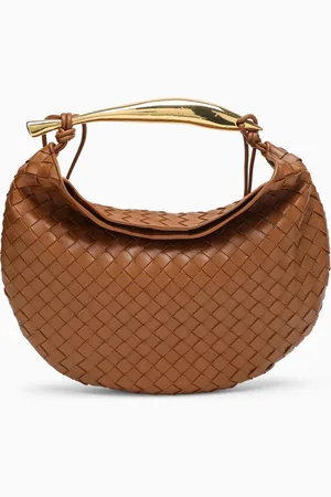 Bottega Veneta Cognac-coloured Intrecciato Medium Sardine bag