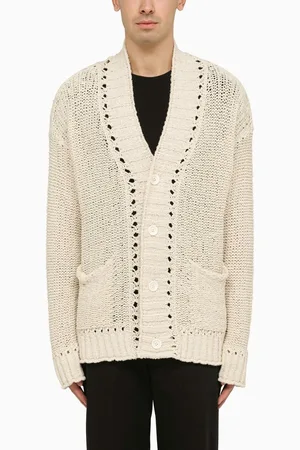 Roberto Collina Perforated cotton cardigan