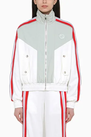 Gucci White/grey/red sweatshirt in technical jersey