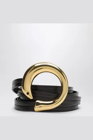 Bottega Veneta Sardine Fondant buckle belt in leather