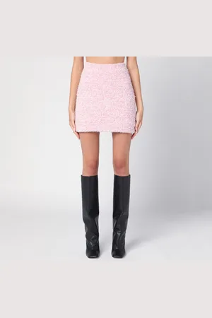 Balenciaga Cotton blend tweed mini skirt