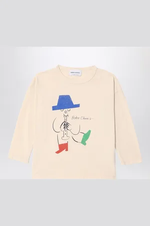 Bobo Choses Magic Flute Player T-shirt ivory