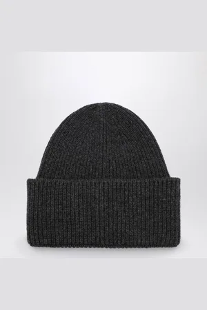 DESTIN Anthracite wool and cashmere beanie