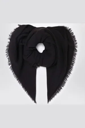DESTIN Ebony brown cashmere scarf