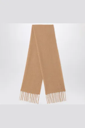DESTIN Camel wool and cahsmere scarf