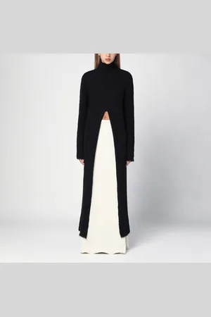 Jil Sander Long alpaca turtleneck dress