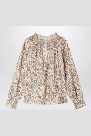 BONPOINT Multicoloured Pétale blouse with gathers
