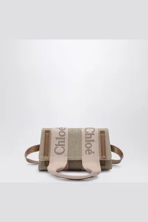 Chloé Woody beige/ canvas waist bag