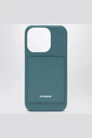 Jil Sander Lagoon-coloured i Phone 15 Pro Max cover with logo