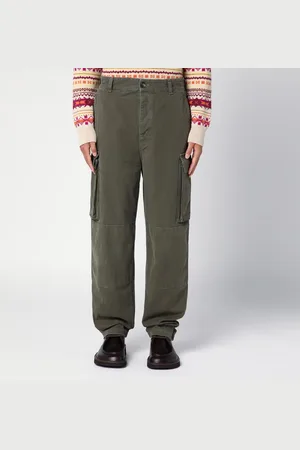 Loewe Olive cotton cargo trousers
