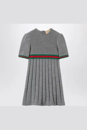 Gucci Wool dress with Web ribbon detail