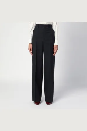 Gucci Dark wool wide trousers