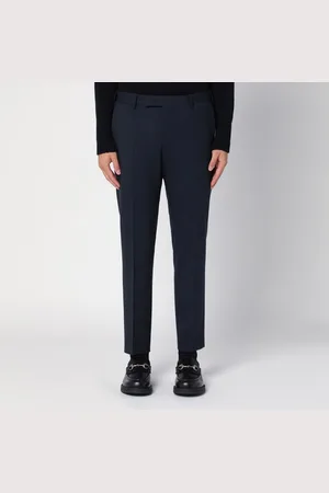 PT Torino Navy wool trousers