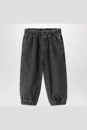 Il gufo Washed denim jeans