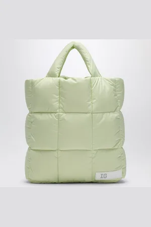 Il gufo Lime yellow bag in microfibre nylon