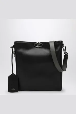 VALENTINO GARAVANI Vlogo Locker leather shoulder bag