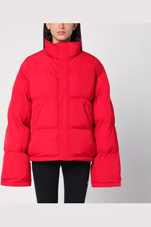 Balenciaga Reversible and black down jacket in technical twill