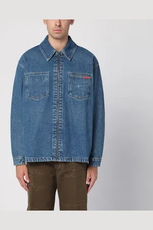 MARTINE ROSE Reversible denim zip jacket