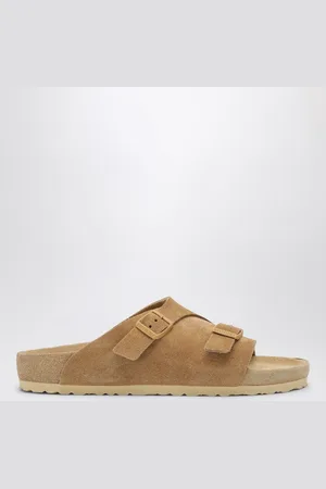 Birkenstock Slide Zürich Exquisite cream coloured in suede