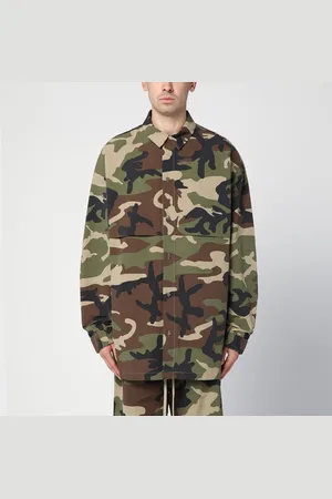 FEAR OF GOD Camouflage recycled nylon blend shirt