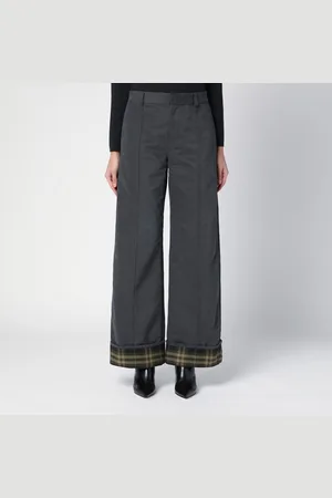 Burberry Ash coloured trousers with lapels
