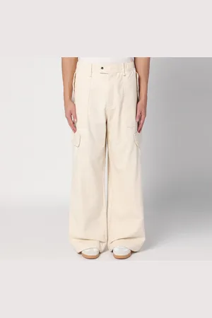 adidas Ivory cotton cargo trousers