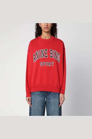 ANINE BING Crew-neck sweatshirt with logo print