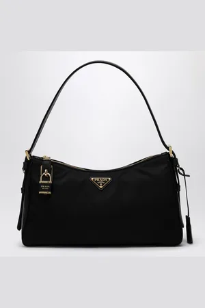 Prada Aimée large Re-Nylon and leather shoulder bag