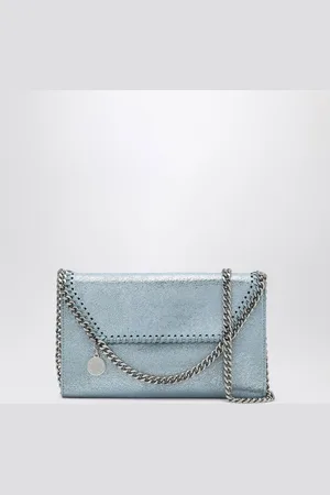 Stella McCartney Falabella shoulder wallet bag sapphire