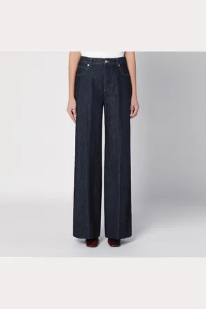 Bottega Veneta Indigo-coloured palazzo jeans