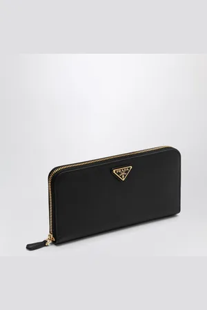 Prada And gold zip around wallet