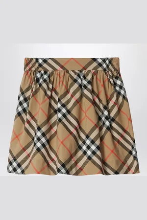 Burberry Cotton Check pattern skirt