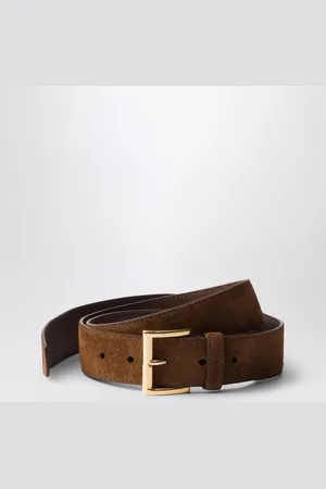 Prada Cocoa suede leather belt