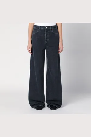 Gucci Washed jeans with wide leg