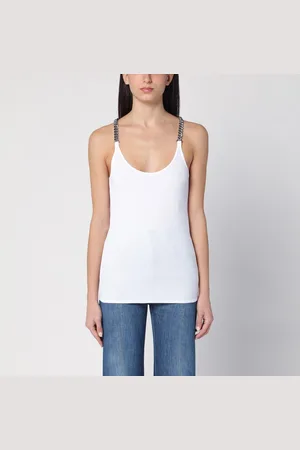 Stella McCartney Tank top with chain straps