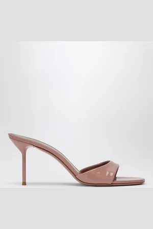 PARIS TEXAS Lidia mule in antique pink patent leather