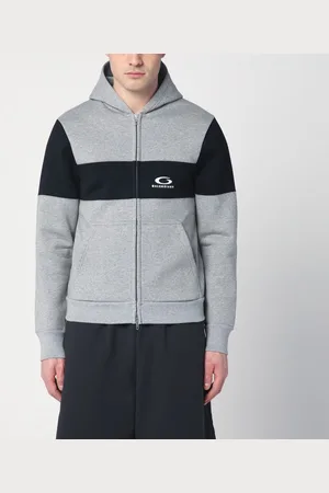 Balenciaga Gray/Black Loop Sports Icon Sweatshirt