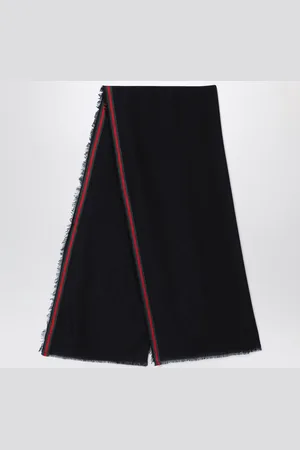 Gucci Silk and cotton stole with GG pattern